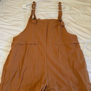 Burnt Orange Overalls SIZE L